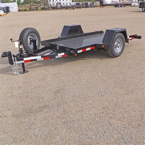 single axle tilt trailers